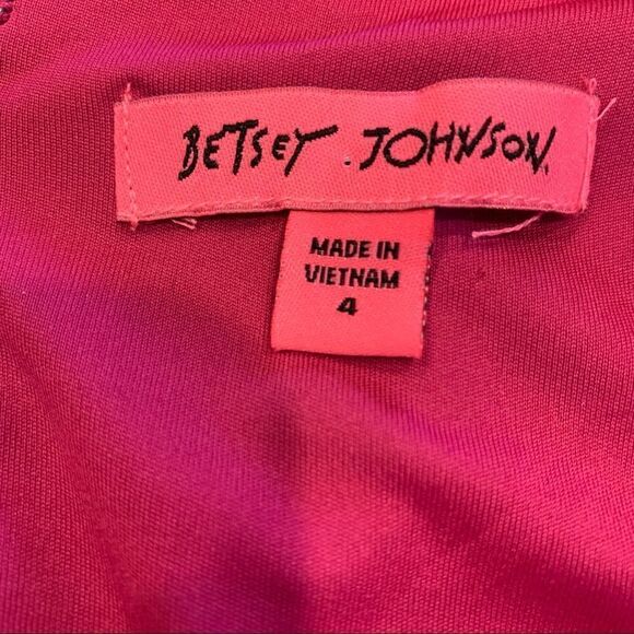 Betsey Johnson Pink Dress Size 4 - Picture 9 of 11